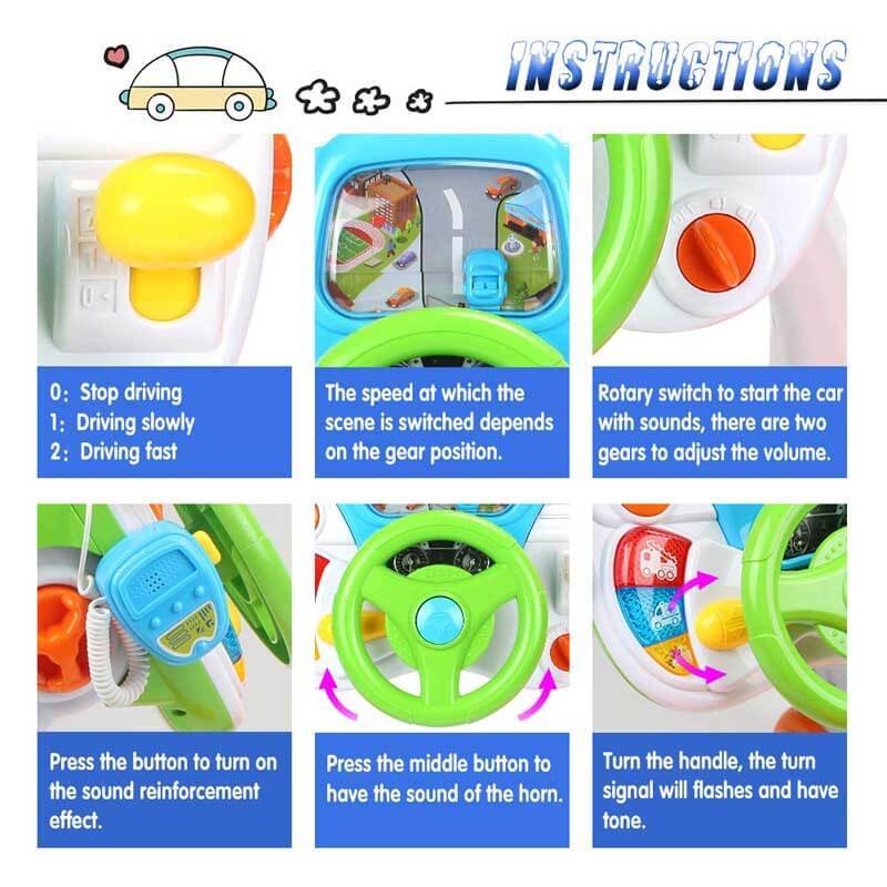 Kids Driving Simulation Toy