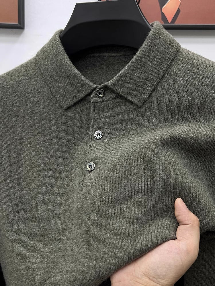 Men's business casual high-end cashmere sweater