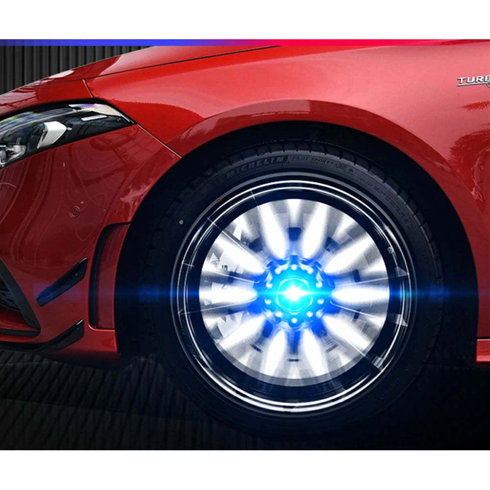 Custom Fit Floating LED Wheel Center Cover – Magnetic Suspension, Self-Charging, Waterproof, and Durable for All Weather