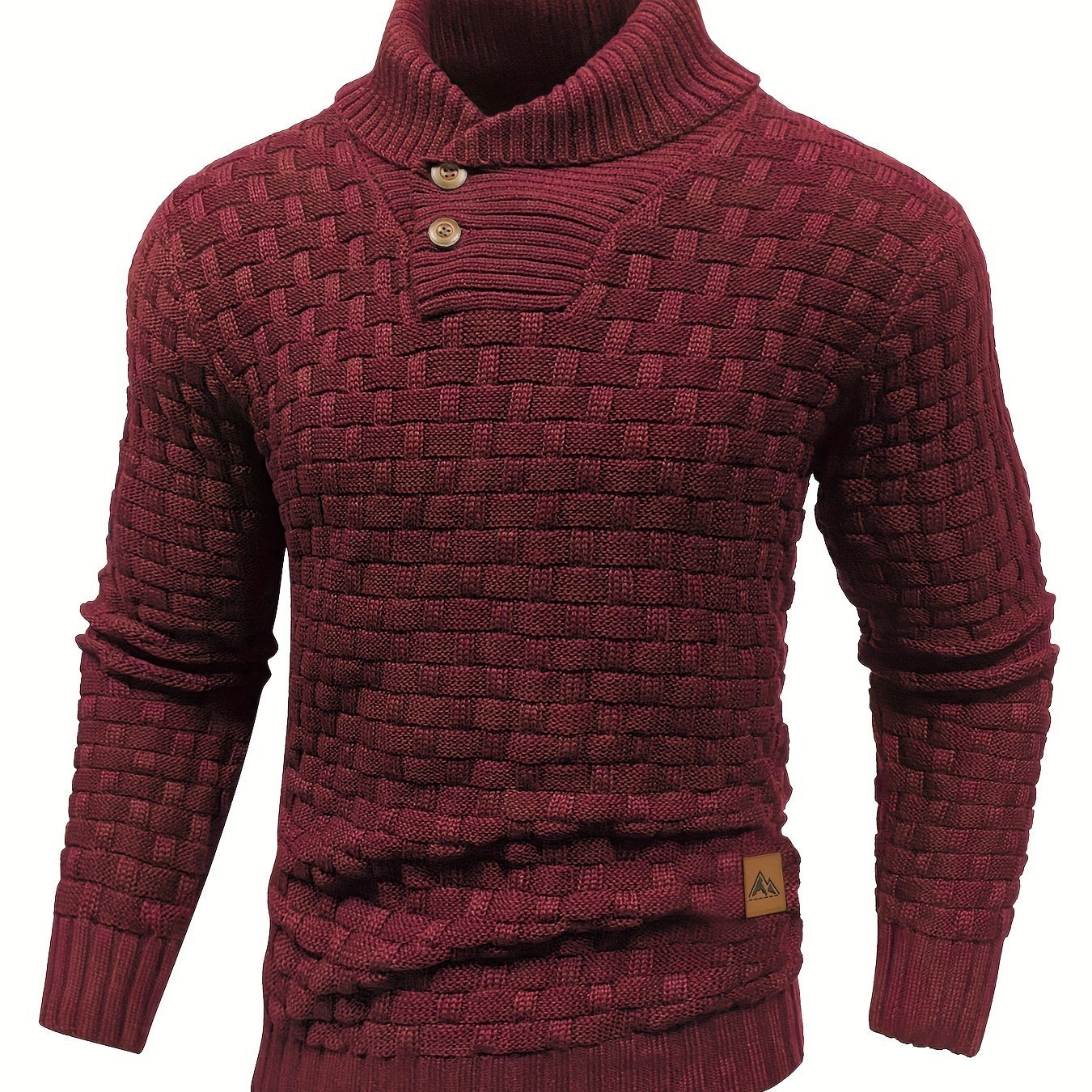 Hunter | Textured Button-Neck Sweater