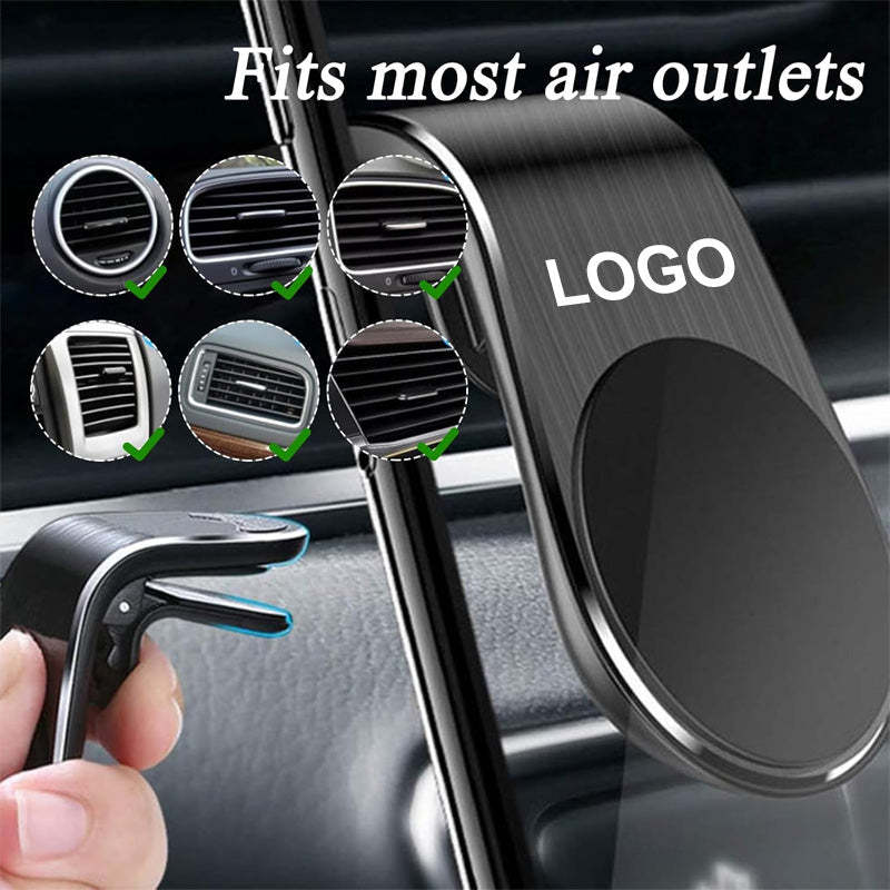 Magnetic mobile phone navigation magnetic bracket