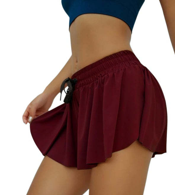 Breathable yoga and training shorts