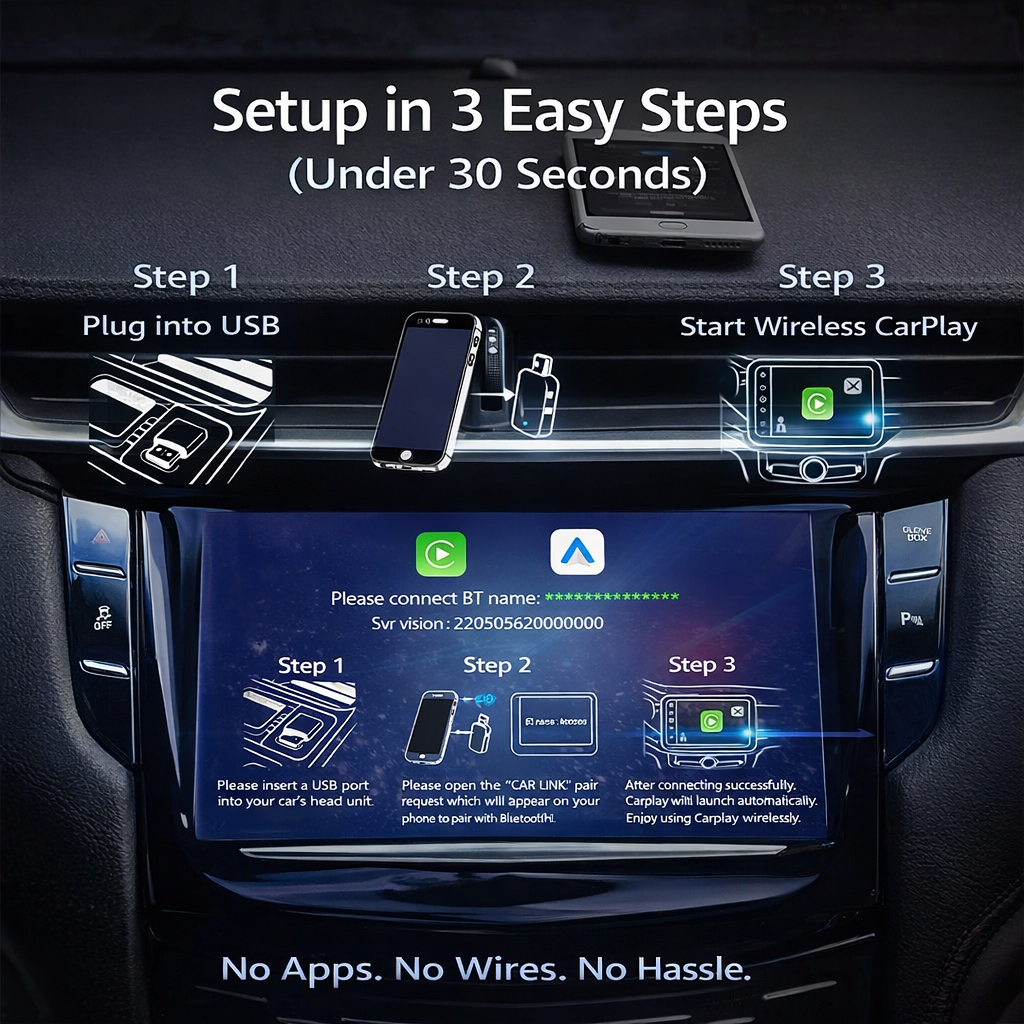 Wireless CarPlay Android Auto Adapter