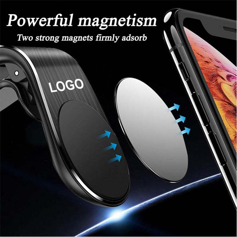 Magnetic mobile phone navigation magnetic bracket