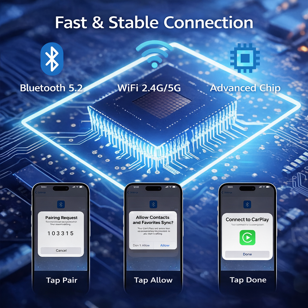 Wireless CarPlay Android Auto Adapter