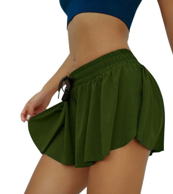 Breathable yoga and training shorts