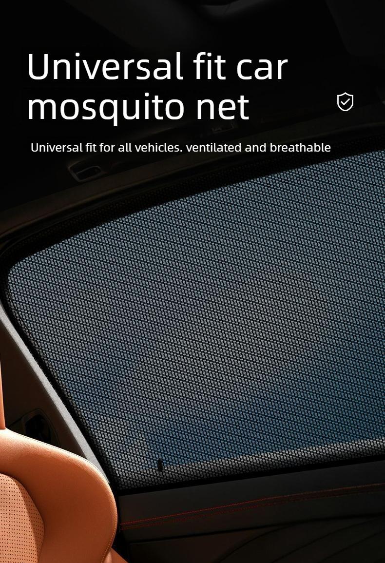 Car anti‑mosquito screen/net, car sunshade curtain, window mosquito net, insect‑proof car curtain, mosquito net for car glass, privacy window mesh