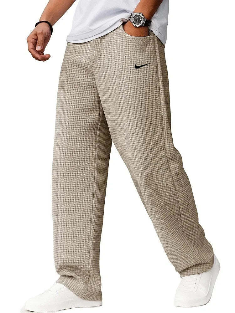 Men's Stylish Casual Waffle Sports Trousers