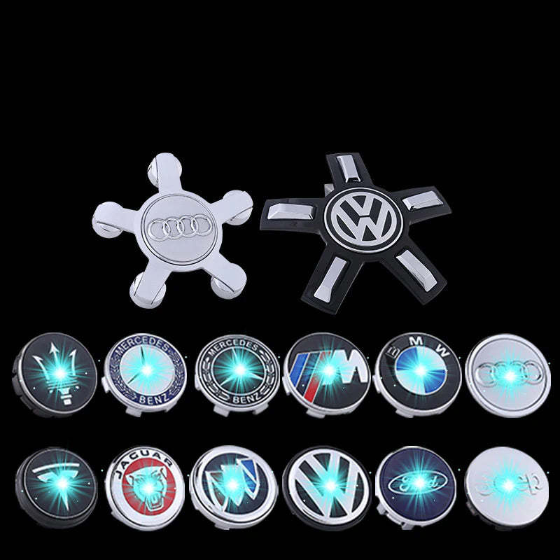 Custom Fit Floating LED Wheel Center Cover – Magnetic Suspension, Self-Charging, Waterproof, and Durable for All Weather