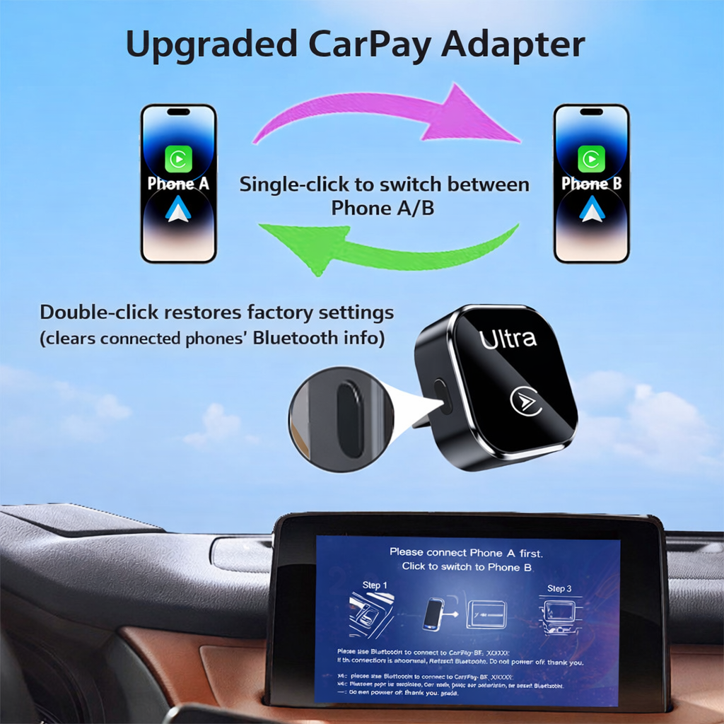 Wireless CarPlay Android Auto Adapter