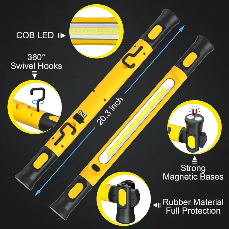 Hands-Free 3000LM Magnetic Under-Hood Work Light
