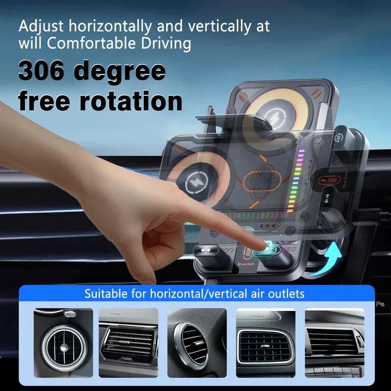 ⏳Time-Limited Special⏰New Wireless Fast Charging Car Mount (2026)