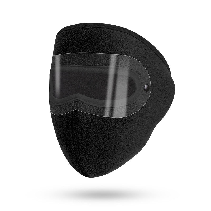 Warm Windproof Face Mask Ski Breathable Masks and Shield Caps with HD Goggles