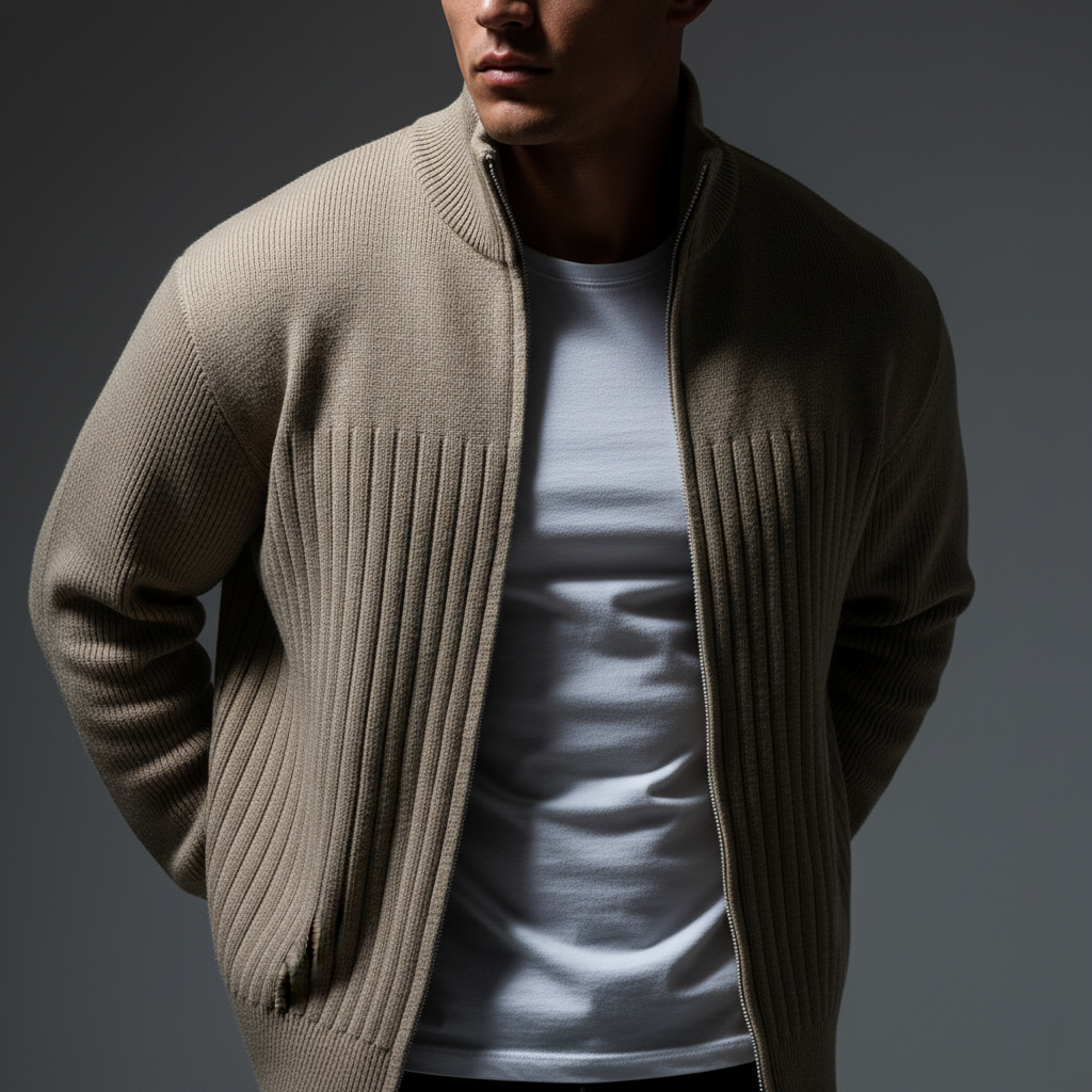 Jack Dean Milano Zip Knit