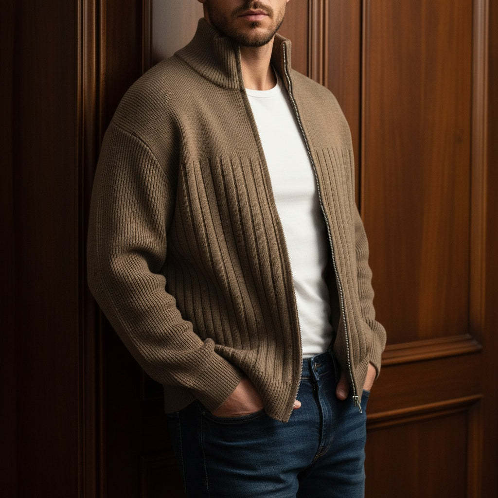 Jack Dean Milano Zip Knit