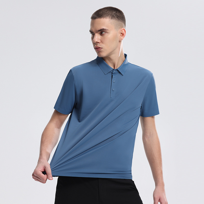New style Polo shirt for men, urban commuting, hiking and mountaineering sports tops, breathable and wrinkle-resistant summer all-match tops