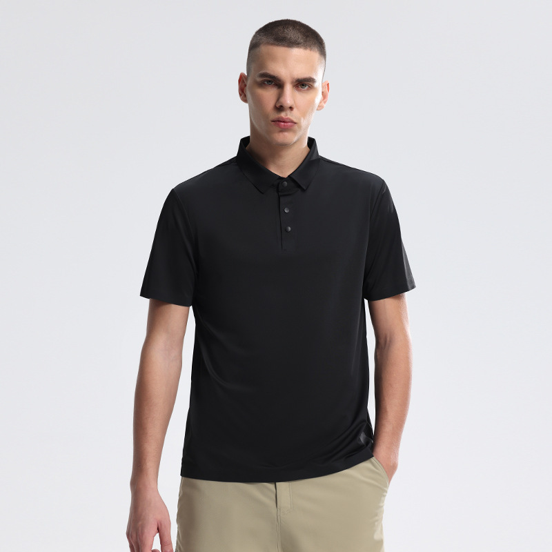 New style Polo shirt for men, urban commuting, hiking and mountaineering sports tops, breathable and wrinkle-resistant summer all-match tops