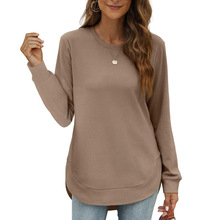 ⏰Hot Sale-Women's Sweatshirt Crewneck Curved Hem
