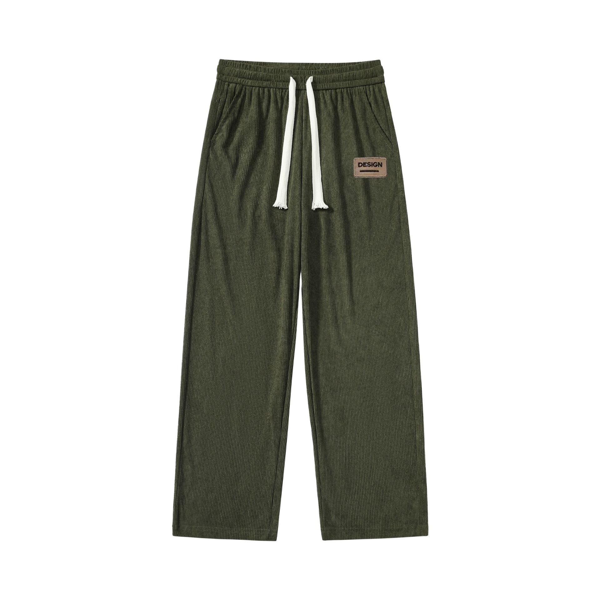 OOTD Men's Corduroy Straight Leg Pants