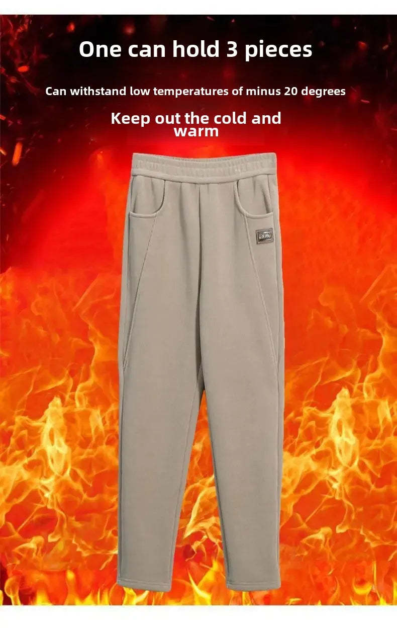 Women's High-Waist Thermal Trousers