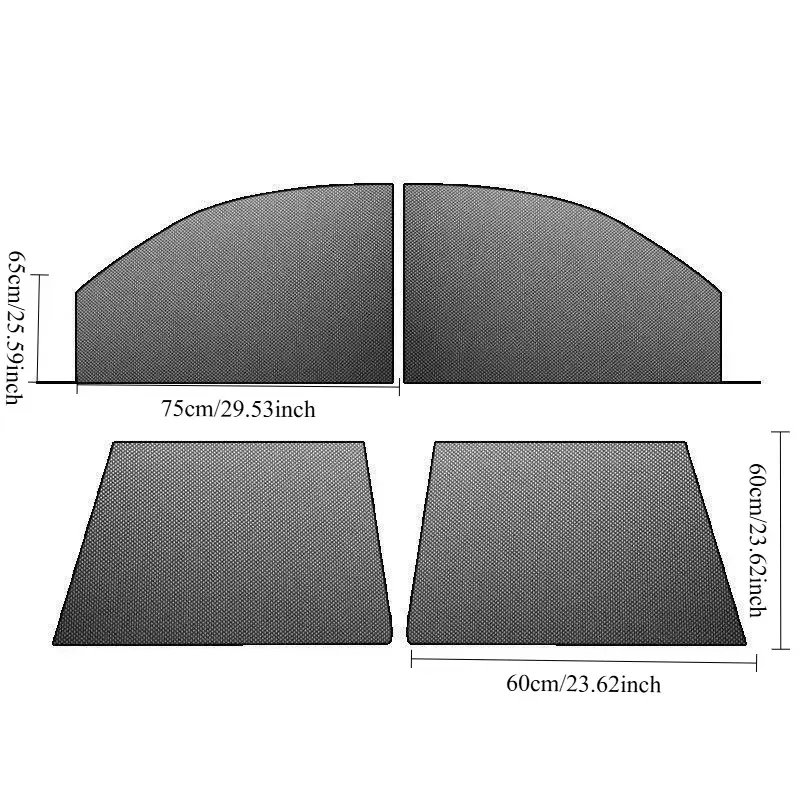 Vehicle-Mounted Mosquito Screens/Nets, Vehicle Sunshades