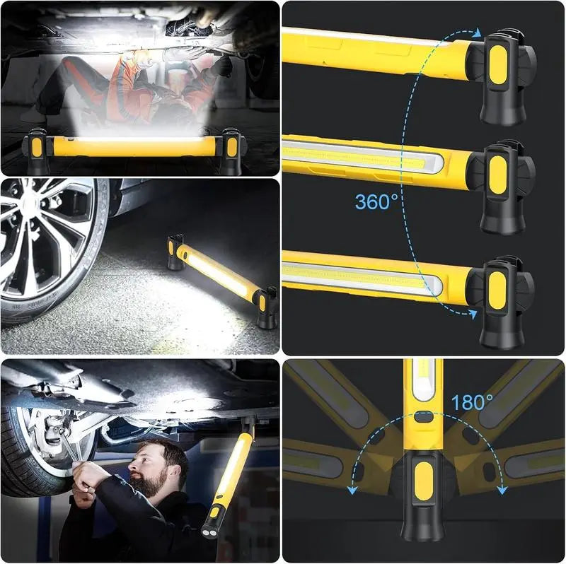 Hands-Free 3000LM Magnetic Under-Hood Work Light