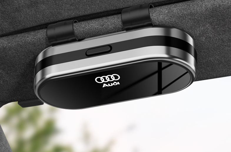 High-End Car Glasses Box Sun Visor Sunglasses Clip Car Inner Glasses Clip Sunglasses Car Storage Box Glasses Frame