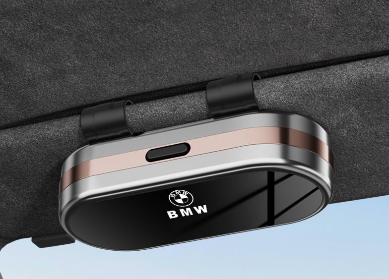 High-End Car Glasses Box Sun Visor Sunglasses Clip Car Inner Glasses Clip Sunglasses Car Storage Box Glasses Frame