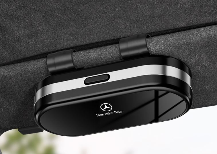 High-End Car Glasses Box Sun Visor Sunglasses Clip Car Inner Glasses Clip Sunglasses Car Storage Box Glasses Frame