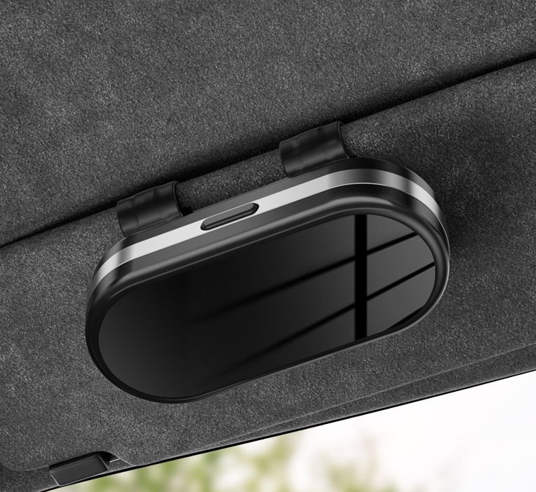 High-End Car Glasses Box Sun Visor Sunglasses Clip Car Inner Glasses Clip Sunglasses Car Storage Box Glasses Frame