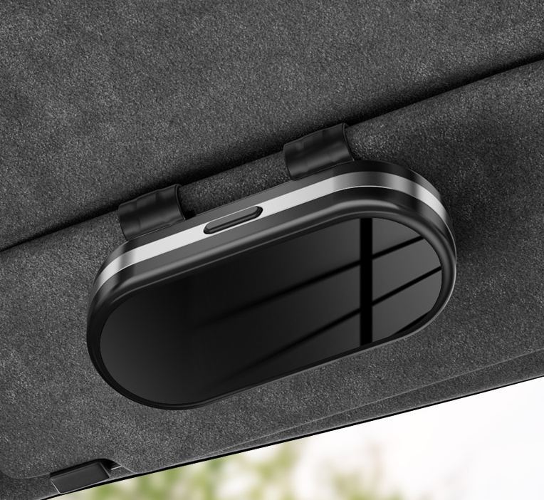 High-End Car Glasses Box Sun Visor Sunglasses Clip Car Inner Glasses Clip Sunglasses Car Storage Box Glasses Frame