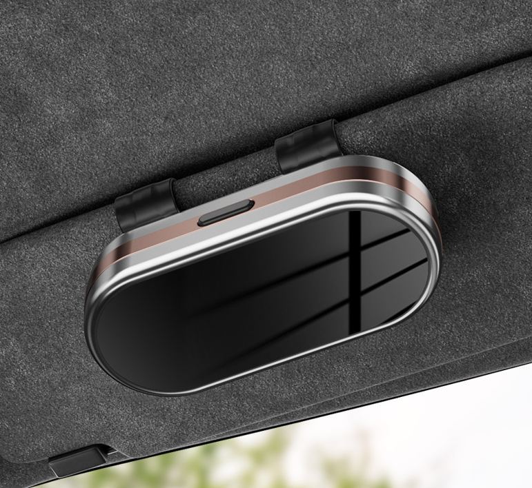 High-End Car Glasses Box Sun Visor Sunglasses Clip Car Inner Glasses Clip Sunglasses Car Storage Box Glasses Frame