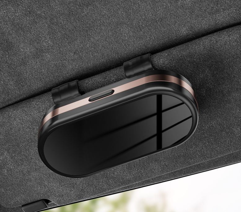 High-End Car Glasses Box Sun Visor Sunglasses Clip Car Inner Glasses Clip Sunglasses Car Storage Box Glasses Frame