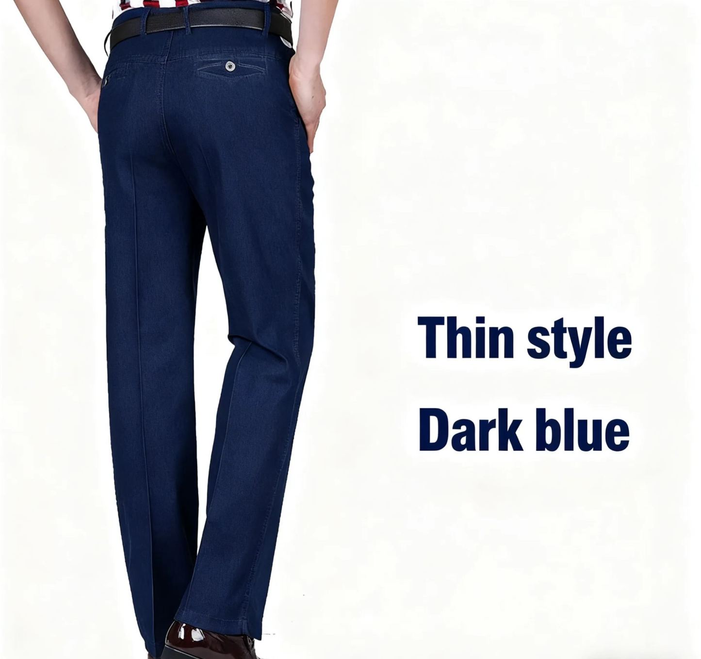 Men's Classic Straight Fit Stretch Jeans