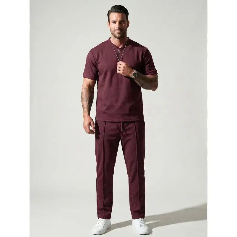🔥Men's Waffle Knit Set – Comfort & Style Guaranteed!