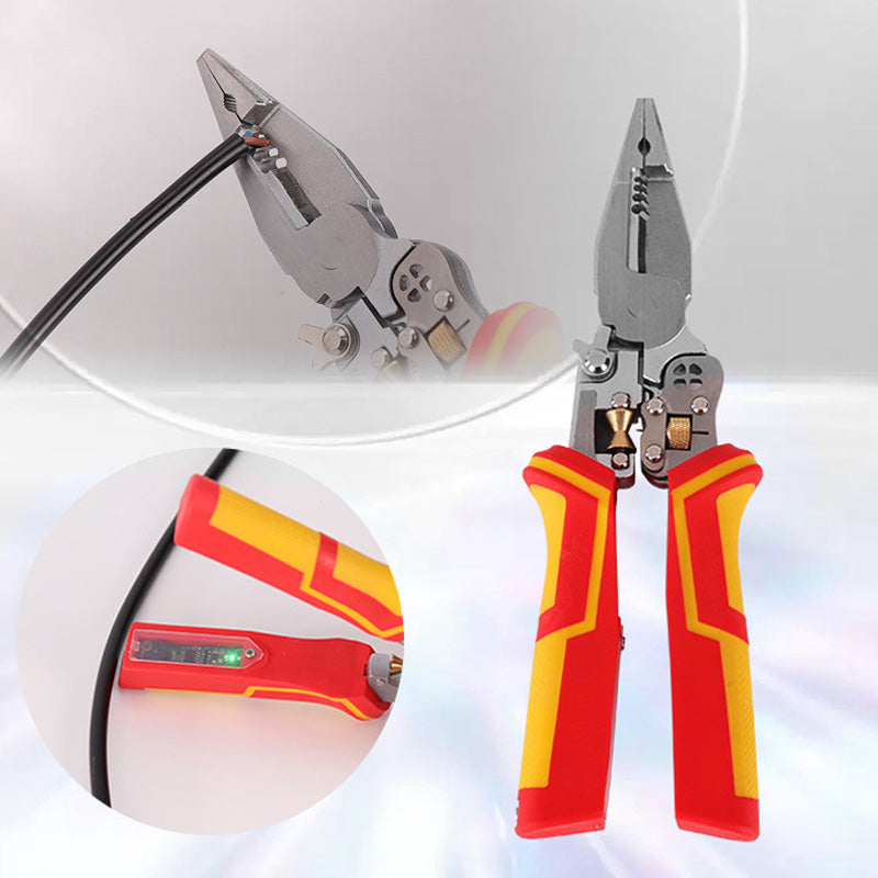 🧰8-in-1 multifunctional wire stripper with current measurement