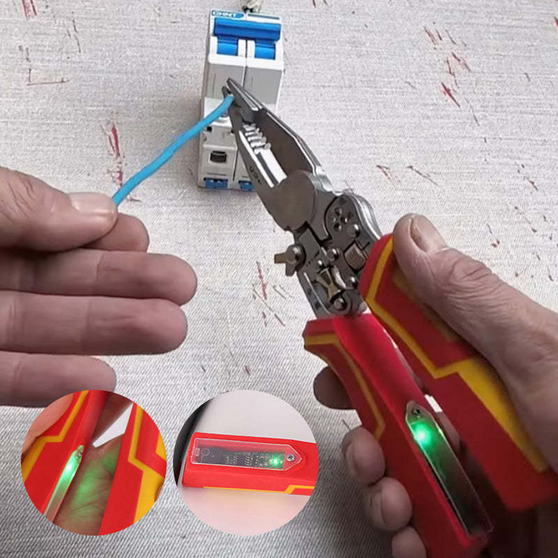 🧰8-in-1 multifunctional wire stripper with current measurement