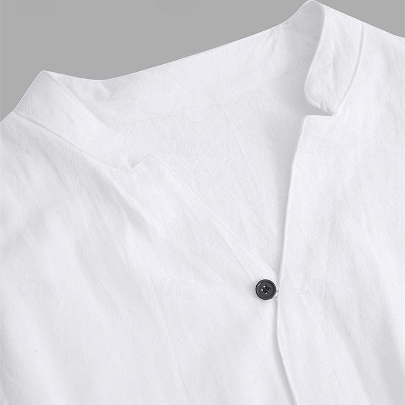 🌿💧Men's two-piece cotton and linen suits in fashion in 2025: hot on sale 🌿💧