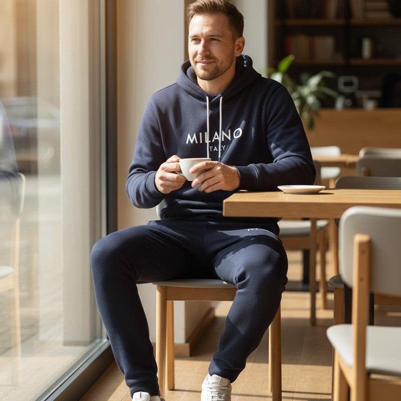 Men's 2-Piece Hooded Tracksuit Set | Comfort & Style