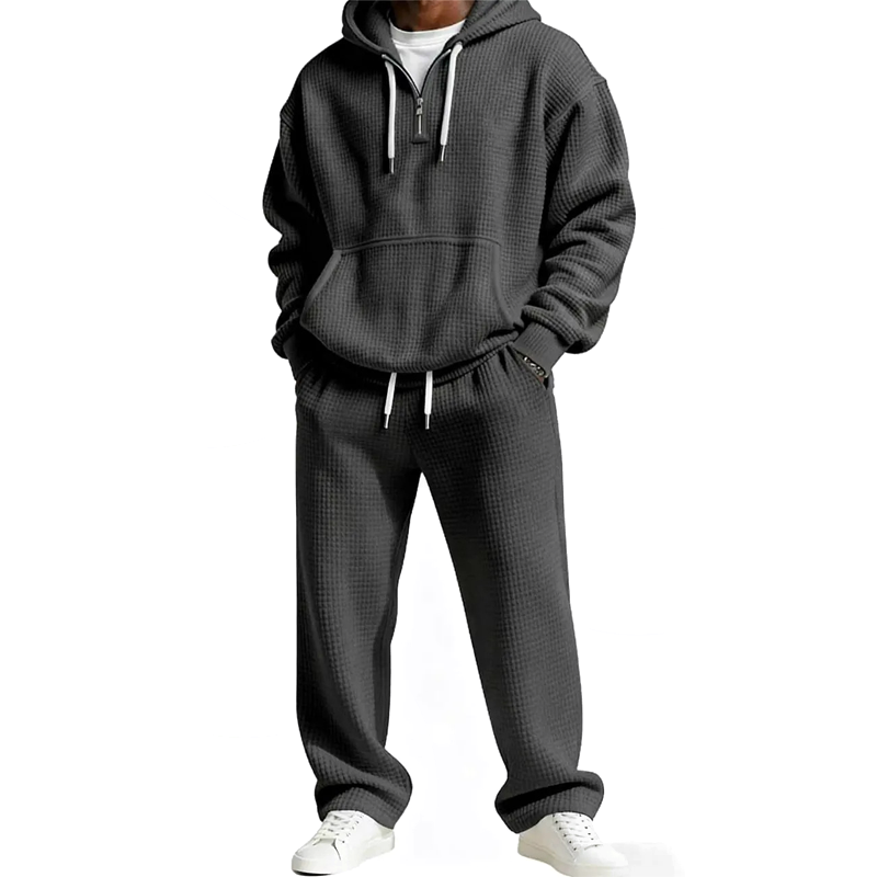 Men's Hooded Pullover & Sweatpants Set【FREE SHIPPING】