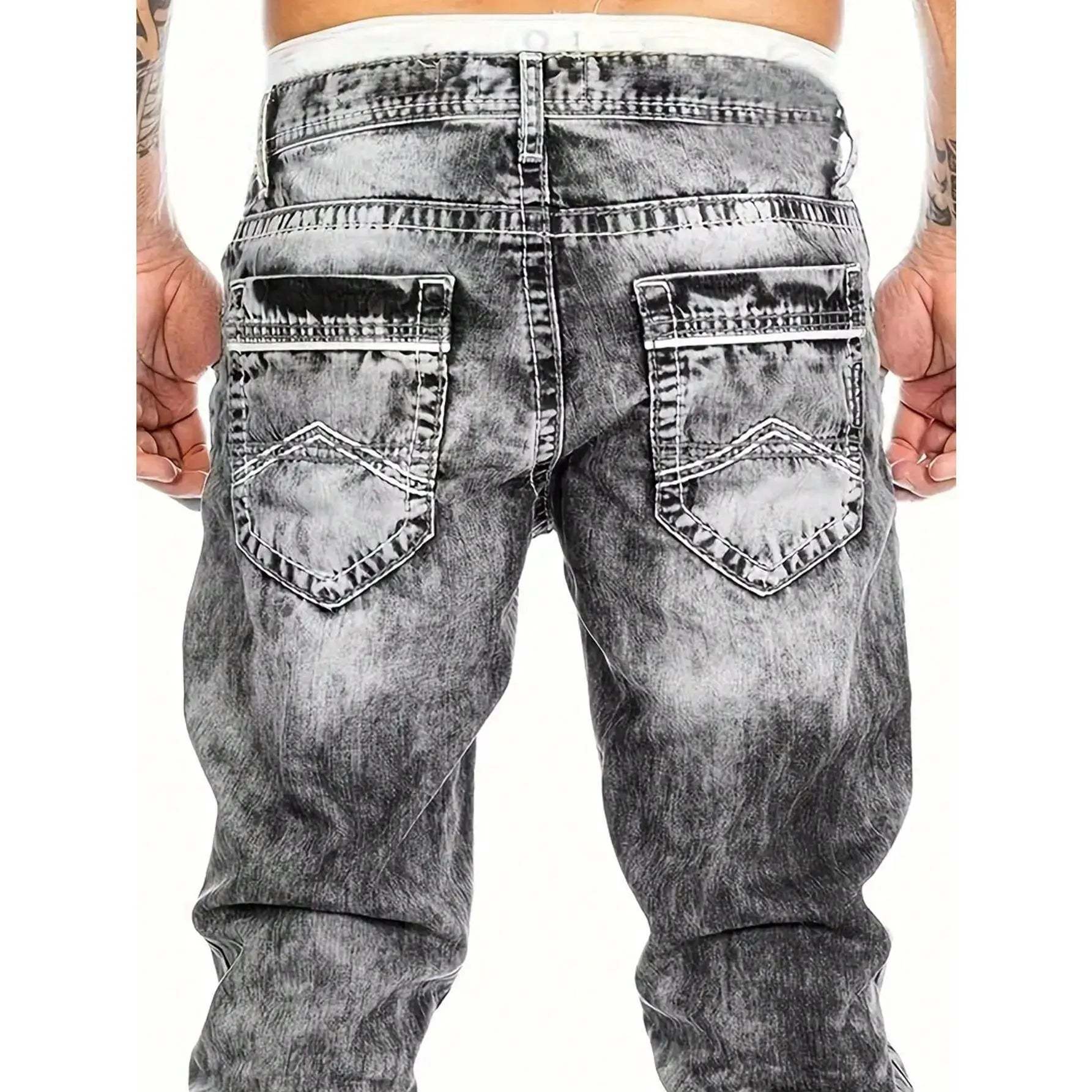 Easy-to-wear summer jeans for men – lightweight stretch fabric, straight cut, versatile and easy to combine ☀️👍