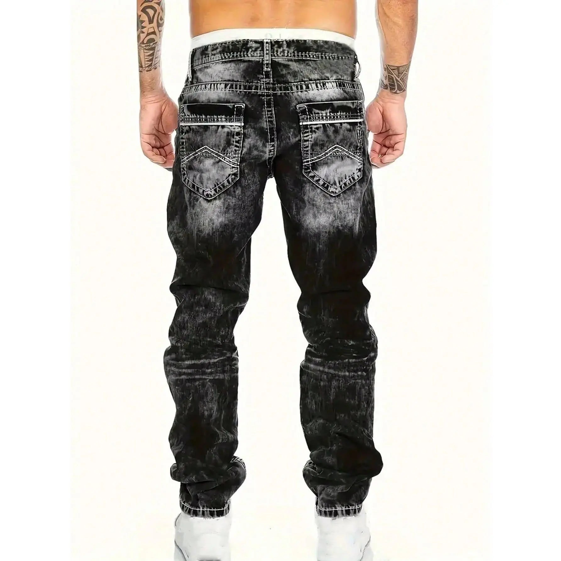 Easy-to-wear summer jeans for men – lightweight stretch fabric, straight cut, versatile and easy to combine ☀️👍