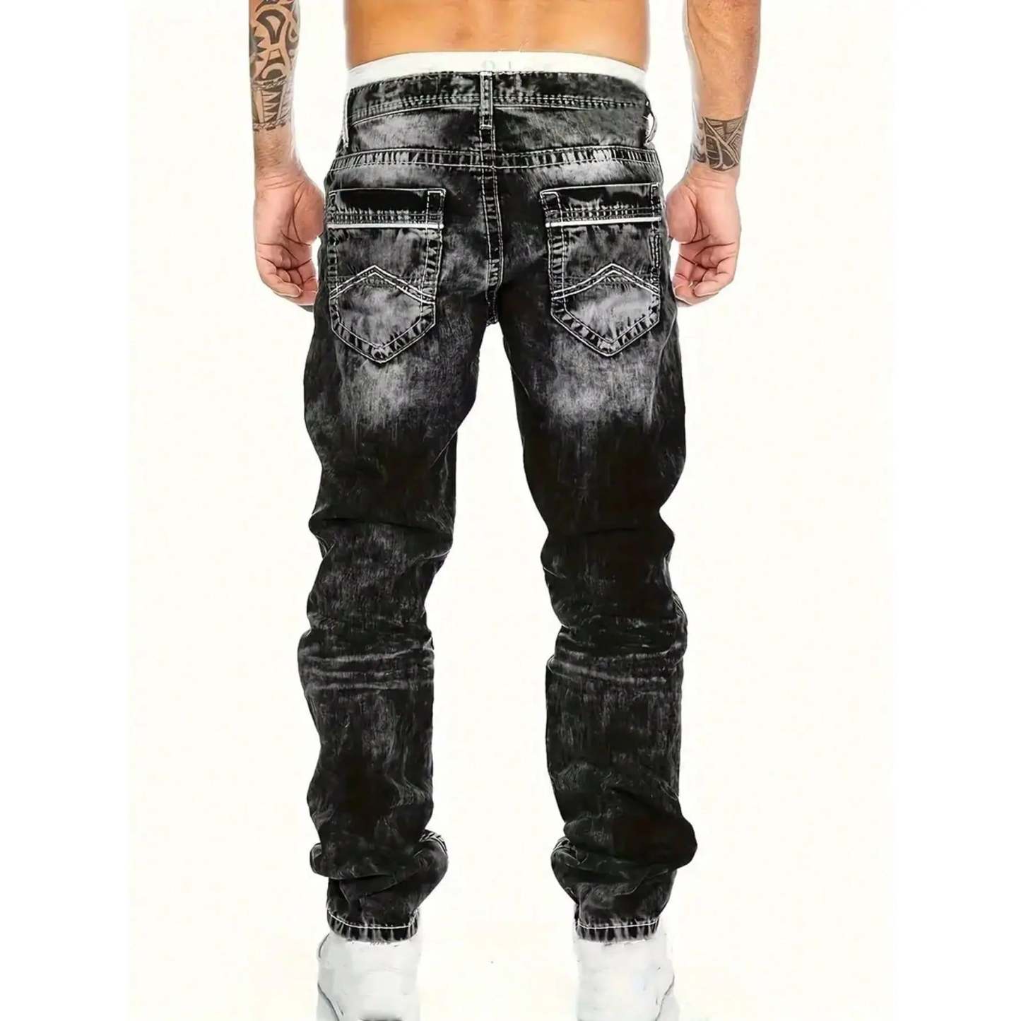 Easy-to-wear summer jeans for men – lightweight stretch fabric, straight cut, versatile and easy to combine ☀️👍