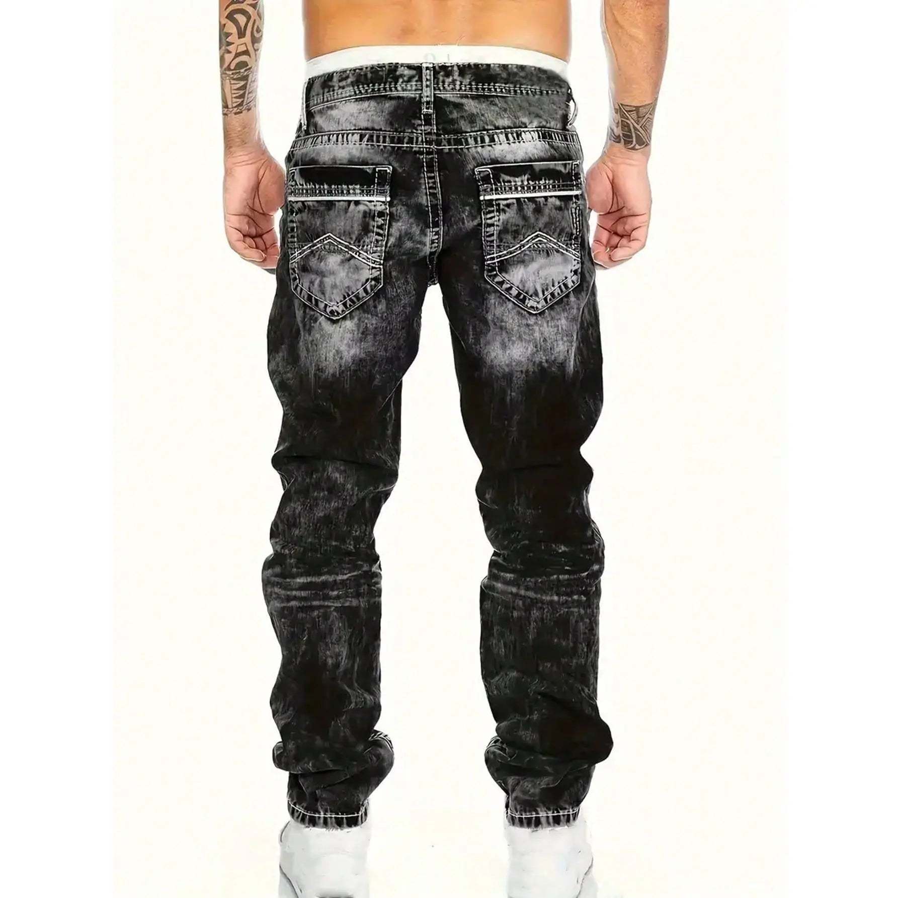 Easy-to-wear summer jeans for men – lightweight stretch fabric, straight cut, versatile and easy to combine ☀️👍