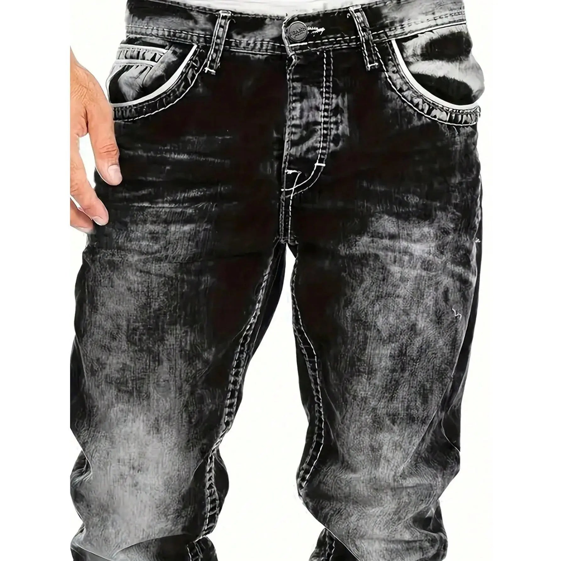 Easy-to-wear summer jeans for men – lightweight stretch fabric, straight cut, versatile and easy to combine ☀️👍
