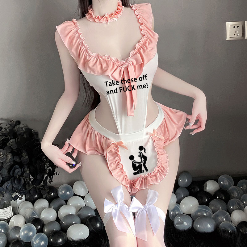 Personalized ruffled maid outfit