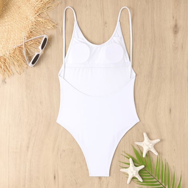 Personalized text custom sling jumpsuit