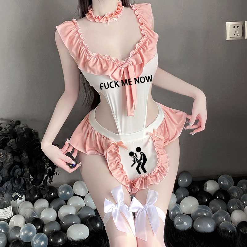Personalized ruffled maid outfit