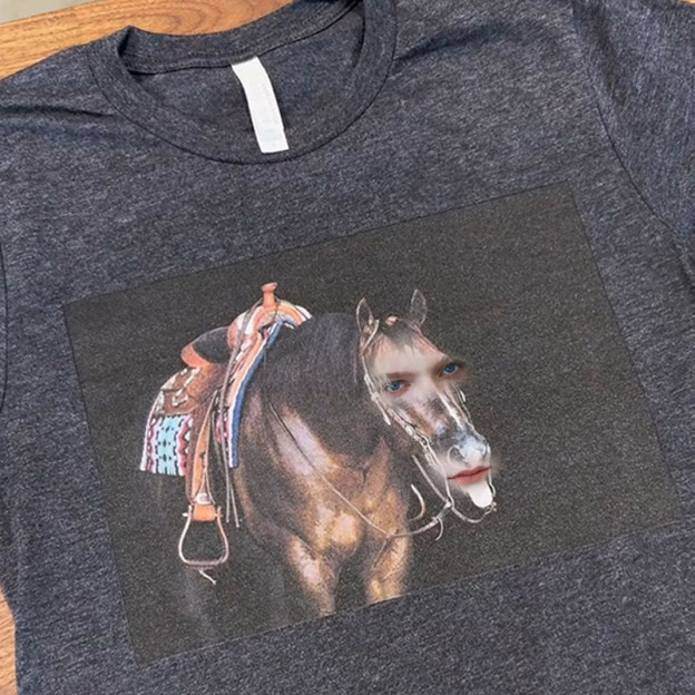 Personalized pet face-changing short sleeves