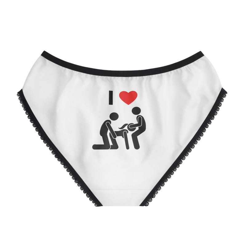 Personalized pattern contrast panties